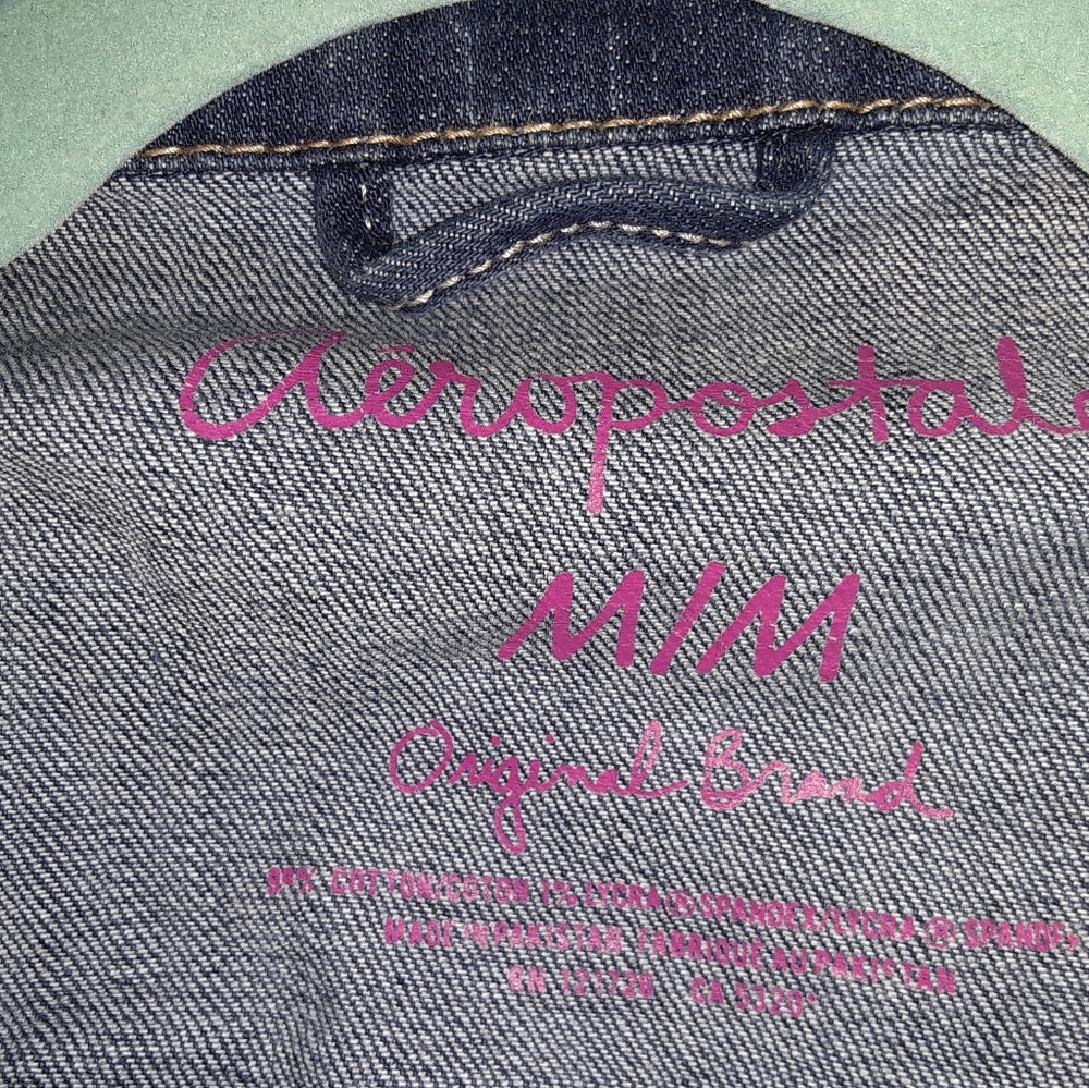 Womens size medium Aeropostal jean jacket - Picture 3 of 3